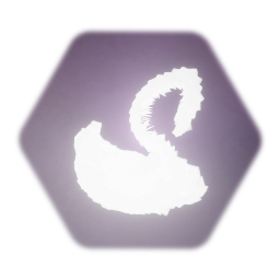 Swan of light paint