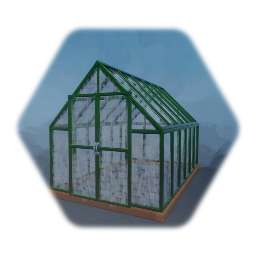 Greenhouse with doors