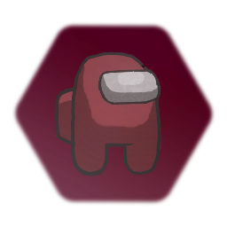 Maroon Among Us Crewmate
