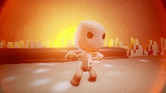 Sackboy in gangsta paradise