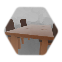 Dining table / chairs (simple chunky)