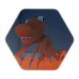 Rainbow friends orange