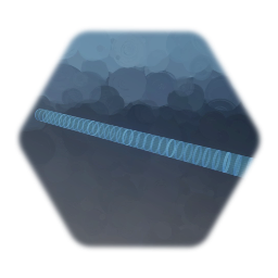 Long Glass Pipe - Glowing Ribs