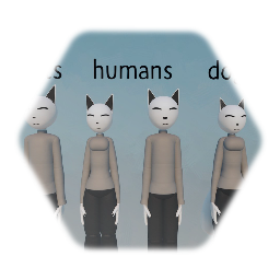 background characters human and animal