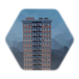 Background apartment Building