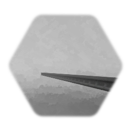 Metal railroad track