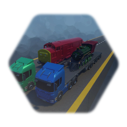 Train trucking Truck