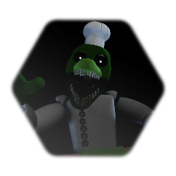 ChefGator the Box Alligator Model | FNaF OC