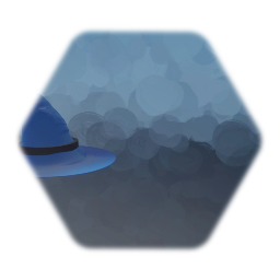 Blue hat
