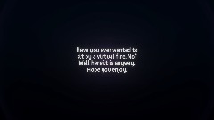 Fireplace Relaxation Introduction Text