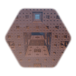 Menger sponge section - level 5