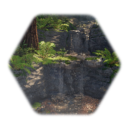 Mini Waterfall Scene