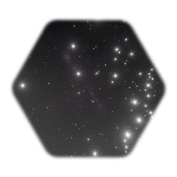 White Starfield Deep space