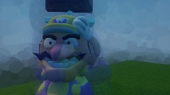 Wario Gets hit by his computer