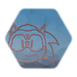 Sonic The Hedgehog head.