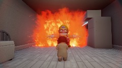 ice age baby war crime sim with burning wario #2