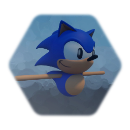 Unfinished 3D Blast Sonic Model