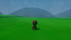 Sackboy in Mossy Mountains