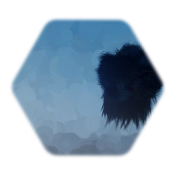 Spiky Black Hair Medium