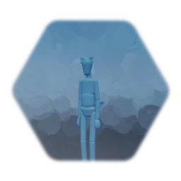 Catgirl Caress NPC (non-pettable character) Base