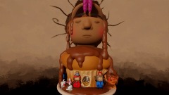 My head full of chocolate