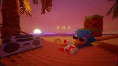 Sonic at The Beach.. and Knuckles