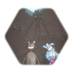 Sirenhead Wally the killer benny an Cartoon cat