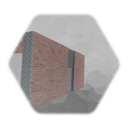 Alleyway building back facades