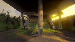 Post-apocalyptic Tokyo station