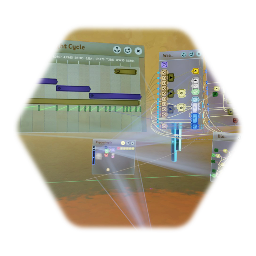 Day/Night Cycle with random weather and adaptive sound puppet