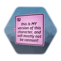 <clue>  stylized warning text