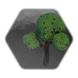Tree - Leafy Jungle with Fruit