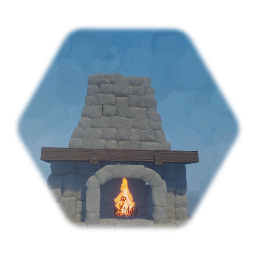 Stone Fireplace