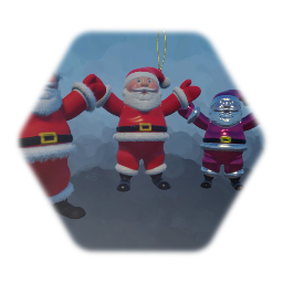 Santa ornament