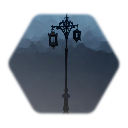 Bloodborne Style Streetlamp