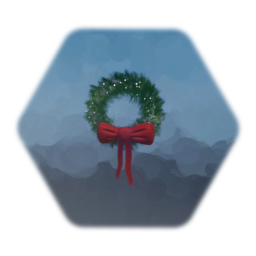 Wreath red bow