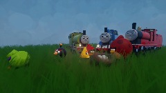 Angry bird Thomas and friends edition Ending