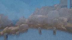 Ancient temple background