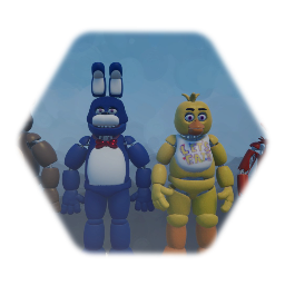 FNAF 1 Characters (VR Designs)