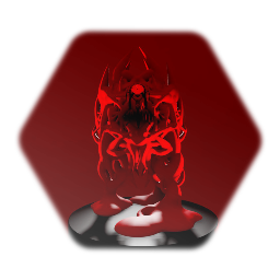 Red fearful (Sculpture) [original form]