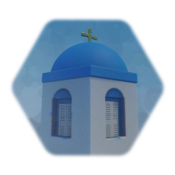 Greek Santorini Church