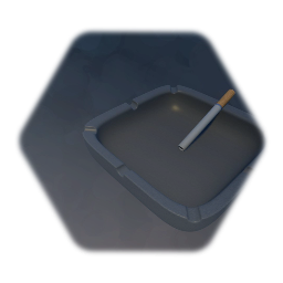 Ashtray with Cigarette - 2% Thermo