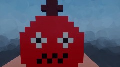 Pekeroné - Red LocoRoco Pixel Art