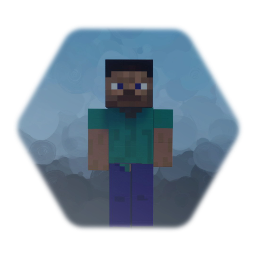 Minecraft steve puppet