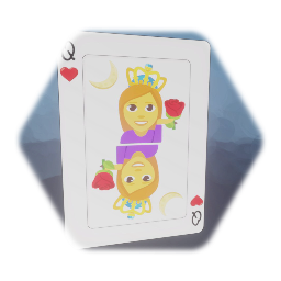Playing Card - Queen Hearts