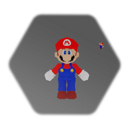 SM64 Mario Poly Model