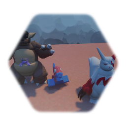 Pokemon - Kangourex, Zangoose, Porygon