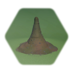 Muddy and Rocky Landslide Terrain