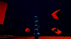A Blue Man In A Red World