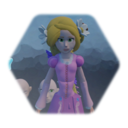 Base Female Head Cartoonish